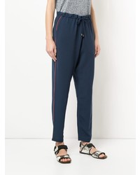 Pantalon carotte bleu marine