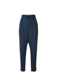 Pantalon carotte bleu marine