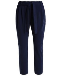 Pantalon carotte bleu marine Selected Femme