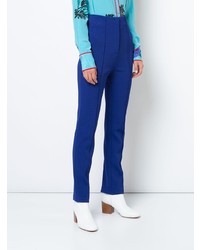 Pantalon carotte bleu Dvf Diane Von Furstenberg