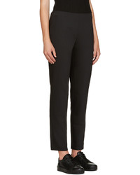 Pantalon carotte en laine noir Jil Sander Navy