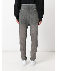 Pantalon carotte gris