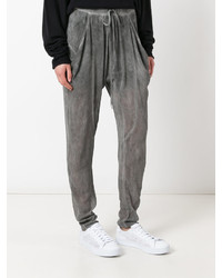 Pantalon carotte gris