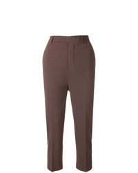 Pantalon carotte marron Rick Owens