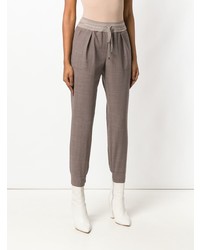 Pantalon carotte marron Lorena Antoniazzi