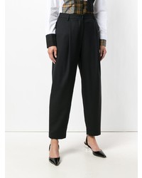 Pantalon carotte noir Barena