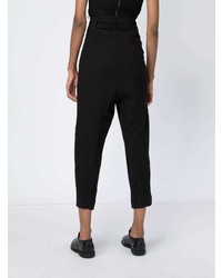 Pantalon carotte noir Masnada