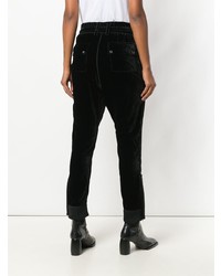 Pantalon carotte noir Di Liborio