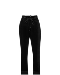 Pantalon carotte noir Di Liborio