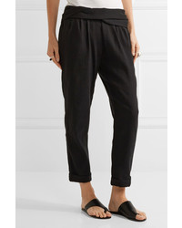 Pantalon carotte noir Hatch