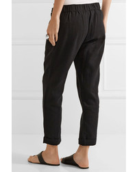 Pantalon carotte noir Hatch