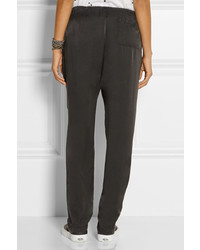 Pantalon carotte noir Clu