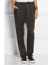 Pantalon carotte noir Clu