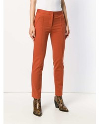Pantalon carotte orange Tory Burch