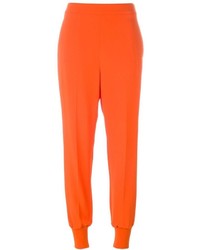 Pantalon carotte orange Stella McCartney