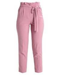 Pantalon carotte rose Miss Selfridge