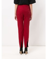 Pantalon carotte rouge Reinaldo Lourenço