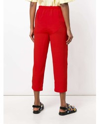 Pantalon carotte rouge Marni