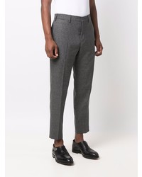 Pantalon chino à carreaux gris Pt01