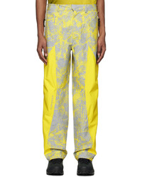Pantalon chino à carreaux jaune A-Cold-Wall*