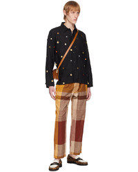 Pantalon chino à carreaux multicolore HARAGO