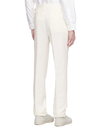 Pantalon chino à chevrons blanc Ralph Lauren Purple Label