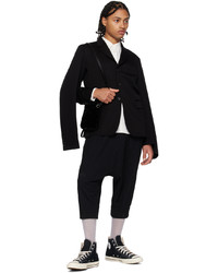 Pantalon chino à rayures verticales noir Black Comme Des Garçons