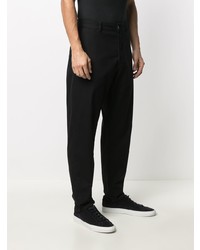 Pantalon chino à rayures verticales noir Universal Works