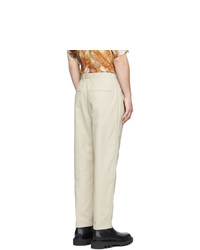 Pantalon chino beige Deveaux New York