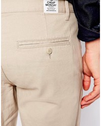 Pantalon chino beige Cheap Monday