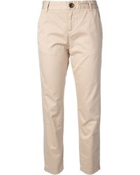 Pantalon chino beige Current/Elliott