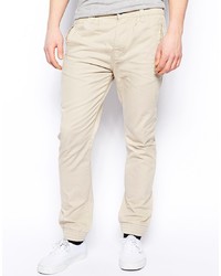 Pantalon chino beige D-struct