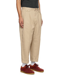 Pantalon chino beige Beams Plus