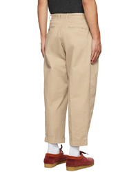 Pantalon chino beige Beams Plus