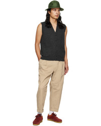 Pantalon chino beige Beams Plus