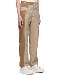 Pantalon chino beige Feng Chen Wang