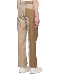 Pantalon chino beige Feng Chen Wang