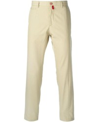 Pantalon chino beige Kiton