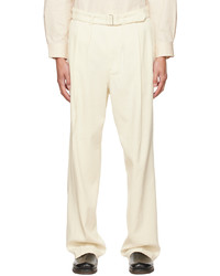 Pantalon chino beige Lemaire
