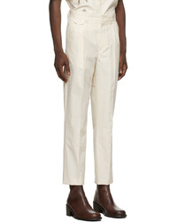 Pantalon chino beige Nanushka