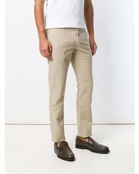 Pantalon chino beige Incotex