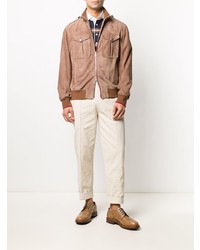 Pantalon chino beige Brunello Cucinelli