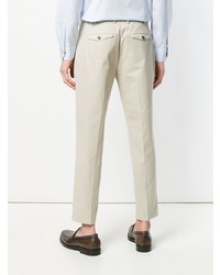 Pantalon chino beige Dell'oglio