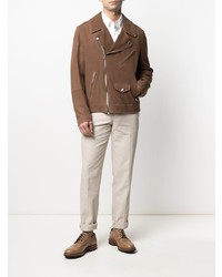 Pantalon chino beige Brunello Cucinelli