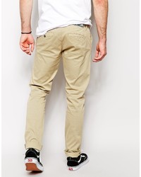 Pantalon chino beige