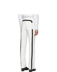Pantalon chino blanc et noir Random Identities