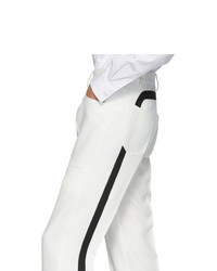 Pantalon chino blanc et noir Random Identities