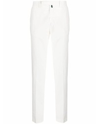 Pantalon chino blanc Borrelli