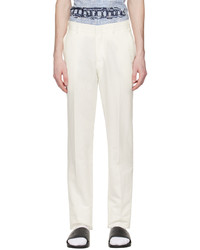 Pantalon chino blanc Brioni
