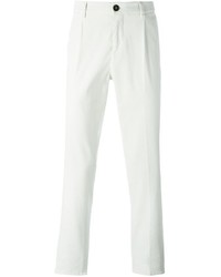 Pantalon chino blanc Brunello Cucinelli